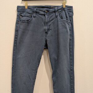 AG Jeans "The Tellis" Modern Slim Fit Jeans - Dyed pewter blue, 34"x30"